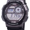 Casio Youth Series Digital World Time AE-1000W-1BVDF AE-1000W-1BV Mens Watch