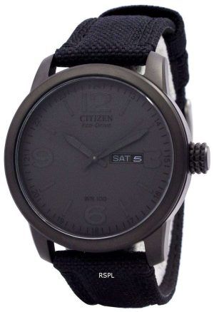 Citizen Eco Drive Black Nylon Strap BM8475-00F Mens Watch