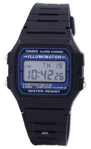 Casio Digital Quartz Alarm Chrono Illuminator F-105W-1ADF F-105W-1 Mens Watch