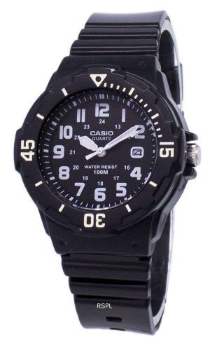 Casio Enticer Analog Black Dial LRW-200H-1BVDF LRW-200H-1BV Womens Watch