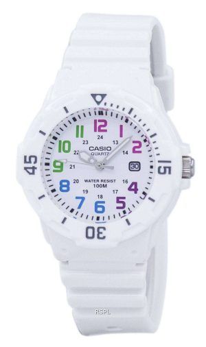 Casio Enticer Analog White Dial LRW-200H-7BVDF LRW-200H-7BV Womens Watch