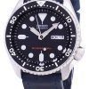 Seiko Automatic SKX007K1-LS13 Diver's 200M Dark Blue Leather Strap Men's Watch