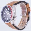 Seiko Automatic SKX009J1-LS17 Diver's 200M Japan Made Brown Leather Strap Men's Watch