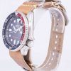 Seiko Automatic SKX009K1-LS18 Diver's 200M Brown Leather Strap Men's Watch