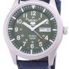 Seiko 5 Sports SNZG09K1-LS13 Automatic Dark Blue Leather Strap Men's Watch