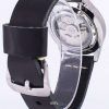 Seiko 5 Sports SNZG15J1-LS14 Japan Made Black Leather Strap Men's Watch