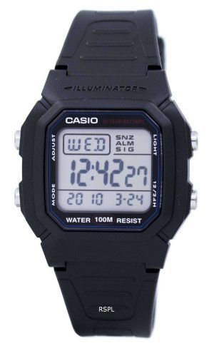 Casio Digital Classic Illuminator W-800H-1AVDF W-800H-1AV Mens Watch