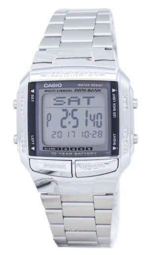 Casio Data Bank Illuminator Dual Time Alarm Digital DB-360-1A Men's Watch