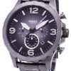 Fossil Nate Chronograph Smoke Grey Dial JR1437 Mens Watch