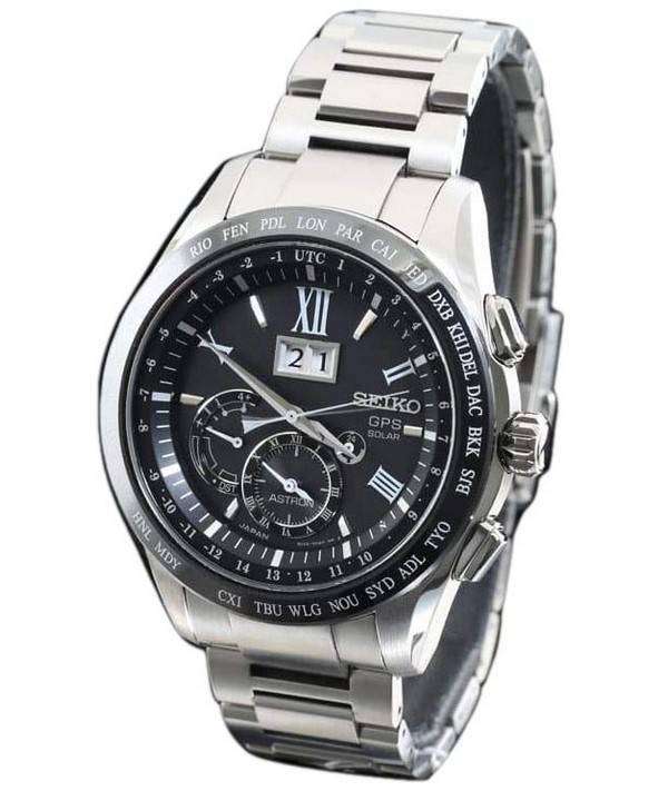seiko titanium solar powered watches