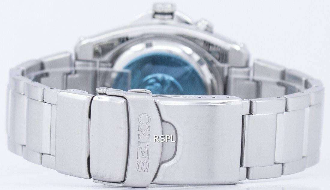 seiko prospex kinetic men's stainless steel bracelet watch