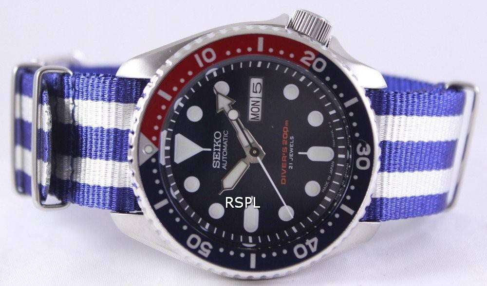 Seiko Automatic Divers 200M NATO Strap SKX009J1-NATO2 Mens Watch -  