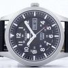 Seiko 5 Sports Automatic Japan Made Ratio Black Leather SNZG15J1-LS6 Men's Watch