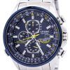 Citizen World Chronograph AT8020-54L Eco-Drive Blue Angels Radio Controlled Mens Watch