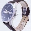 Armani Exchange Quartz Navy Dial Brown Leather Strap AX2133 Mens Watch