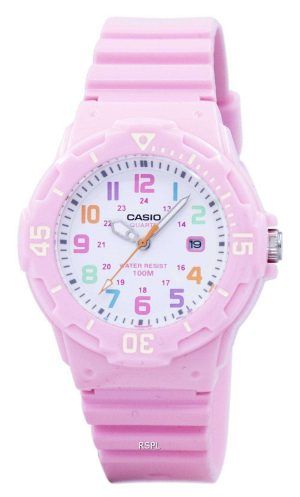 Casio Pink Resin Strap LRW-200H-4B2VDF LRW-200H-4B2V Womens Watch