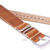 Brown Ratio Brand Leather Strap 22mm