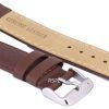 Dark Brown Ratio Brand Leather Strap 20mm