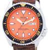 Seiko Automatic Diver's Ratio Brown Leather SKX011J1-LS7 200M Men's Watch