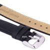 Black Ratio Brand Leather Strap 18mm