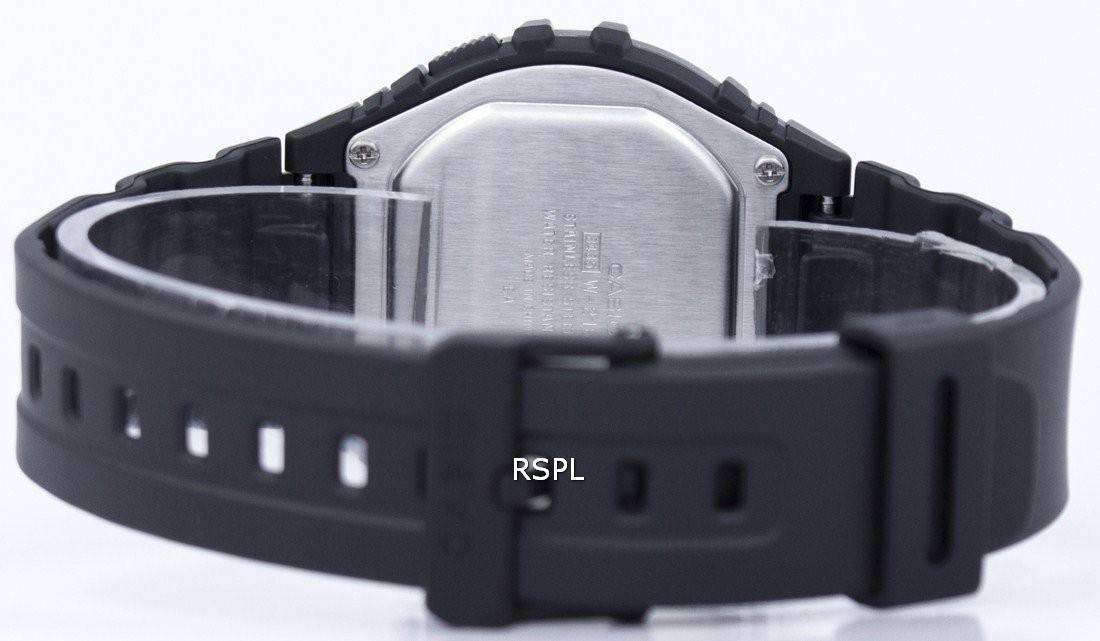 Casio Sports Illuminator Alarm Chrono Digital W-216H-1AV Men's Watch