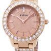 Fossil Jesse Crystal Rose Gold Tone ES3020 Women's Watch