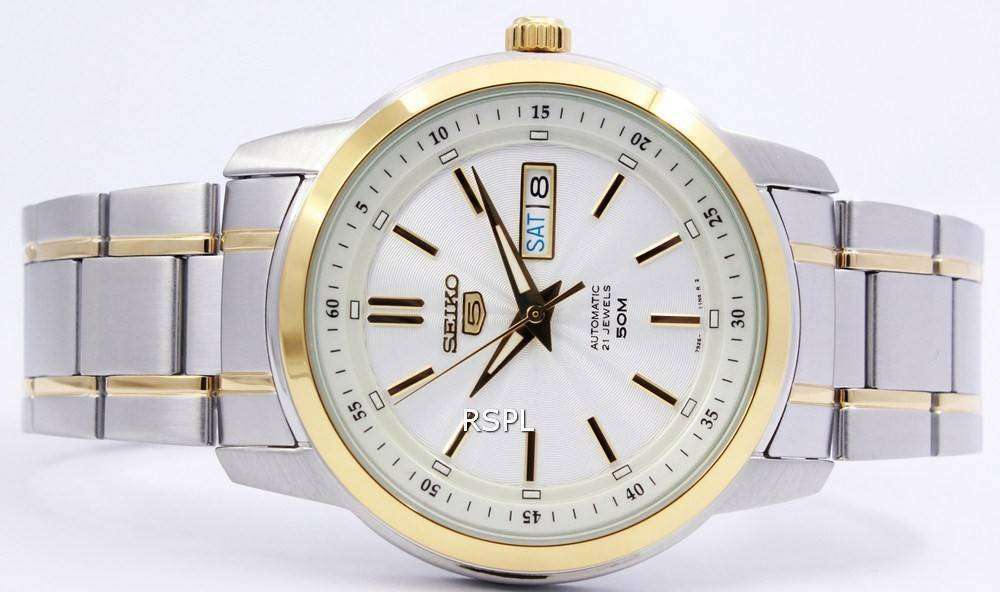 Seiko 5 Automatic 21 Jewels SNKM92 SNKM92K1 SNKM92K Men's Watch