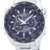 Casio Edifice Tough Solar Chronograph World Time EQS-500DB-1A1 EQS500DB-1A1 Men's Watch