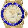Invicta Automatic Pro Diver 200M Champaign Dial 9743 Men's Watch