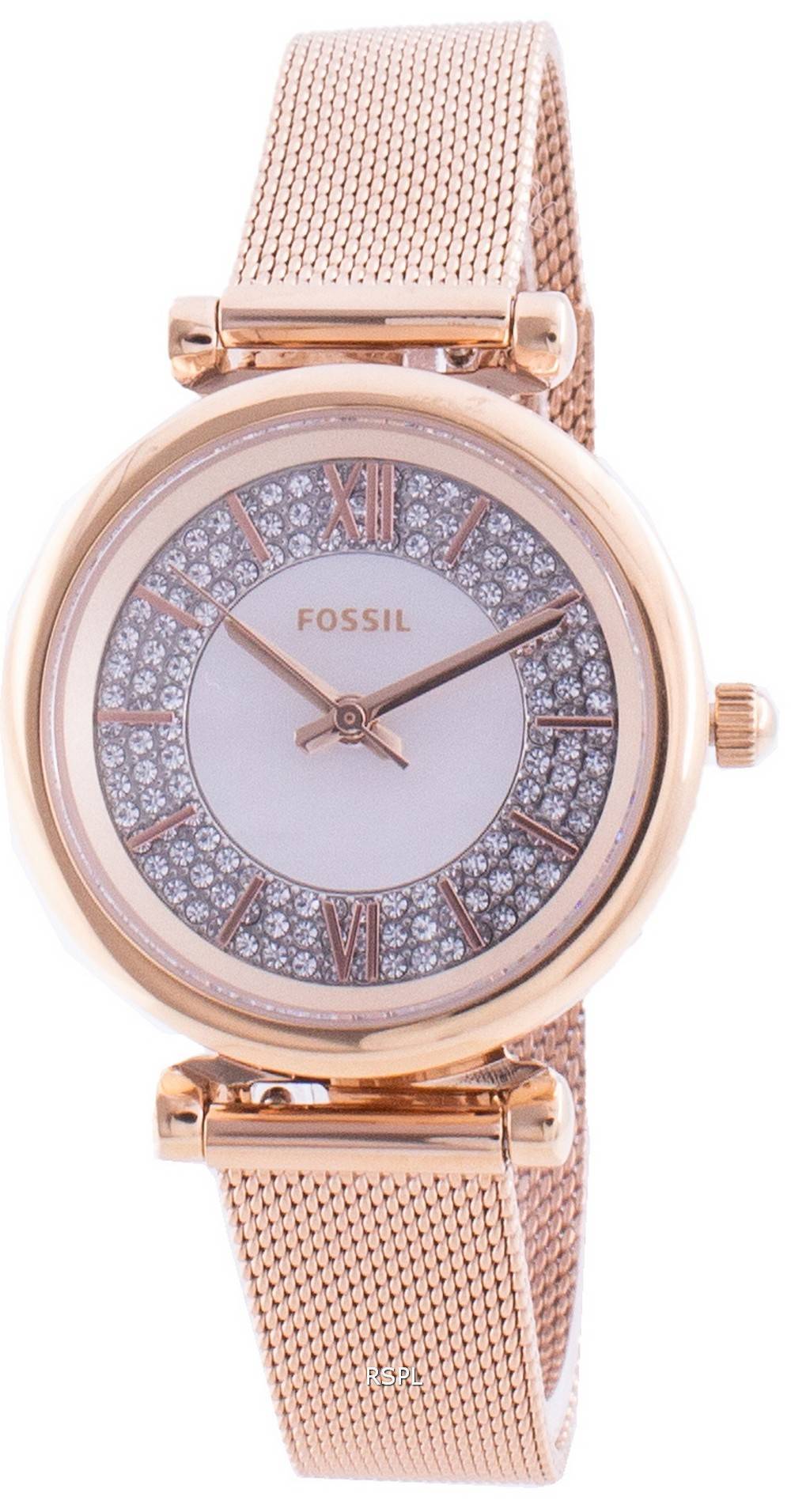 Fossil Carlie Mini ES4836 Quartz Diamond Accents Women s Watch