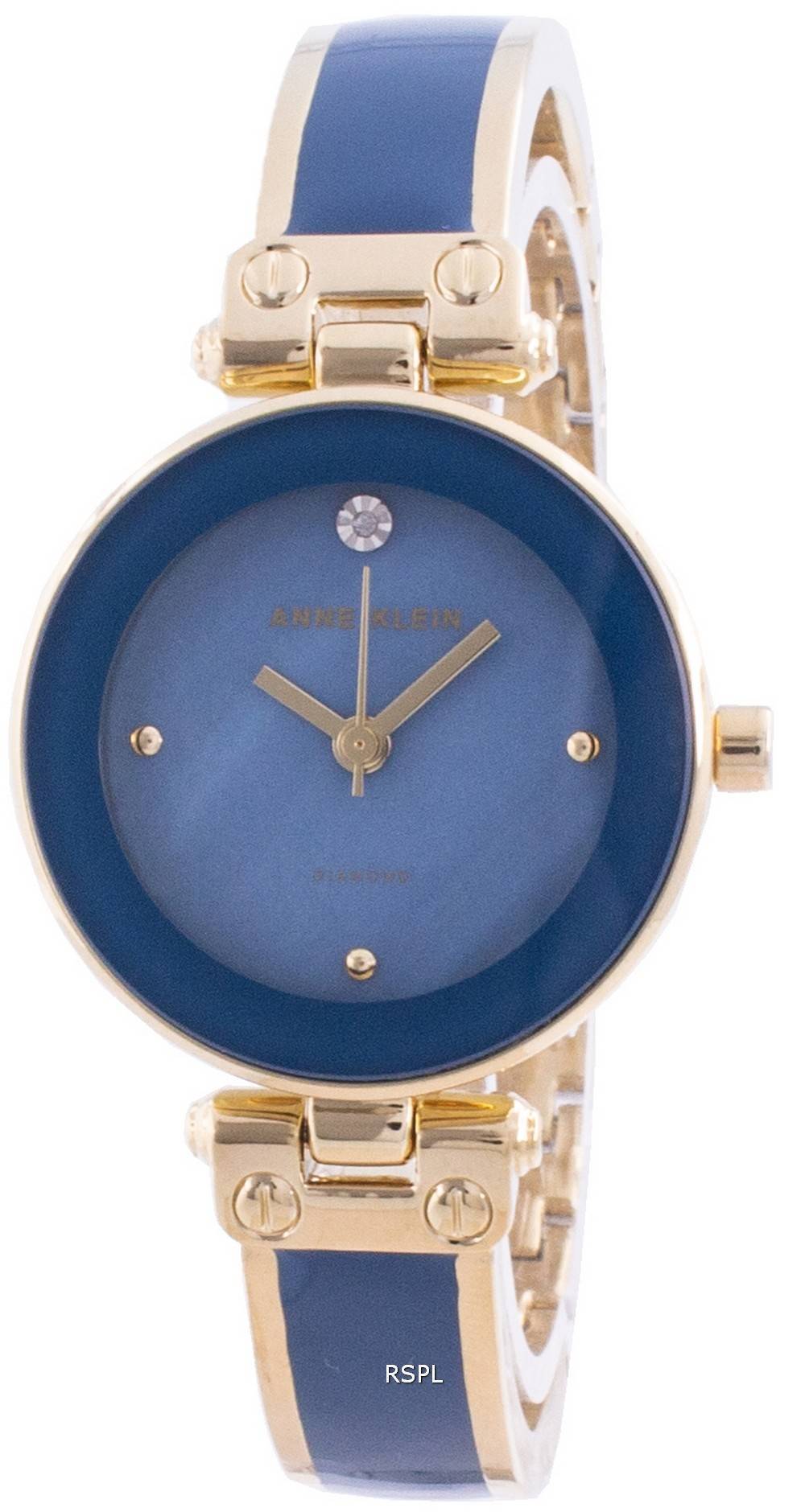 Anne Klein 1980BLGB Quartz Diamond Accents Women's Watch 1 Anne Klein 1980BLGB Quartz Diamond Accents Women's Watch
