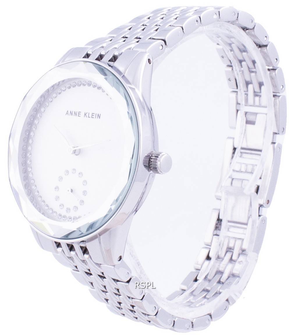 Anne Klein Swarovski Crystal Accented 3507SVSV Quartz Women's Watch 2 Anne Klein Swarovski Crystal Accented 3507SVSV Quartz Women's Watch