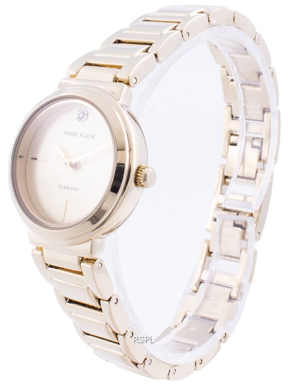 Anne Klein Genuine Diamond 3528CHGB Quartz Women's Watch 2 Anne Klein Genuine Diamond 3528CHGB Quartz Women's Watch