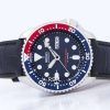 Seiko Automatic Diver's Ratio Black Leather SKX009J1-LS6 200M Men's Watch