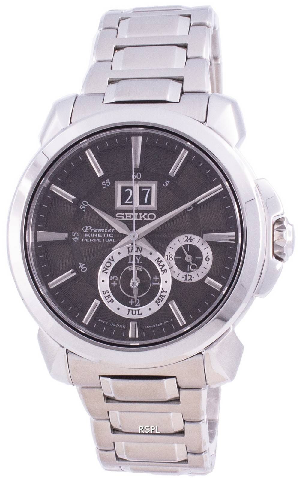 Seiko Premier Kinetic Perpetual SNP165 SNP165P1 SNP165P Quartz 100M Men's Watch 1 Seiko Premier Kinetic Perpetual SNP165 SNP165P1 SNP165P Quartz 100M Men's Watch