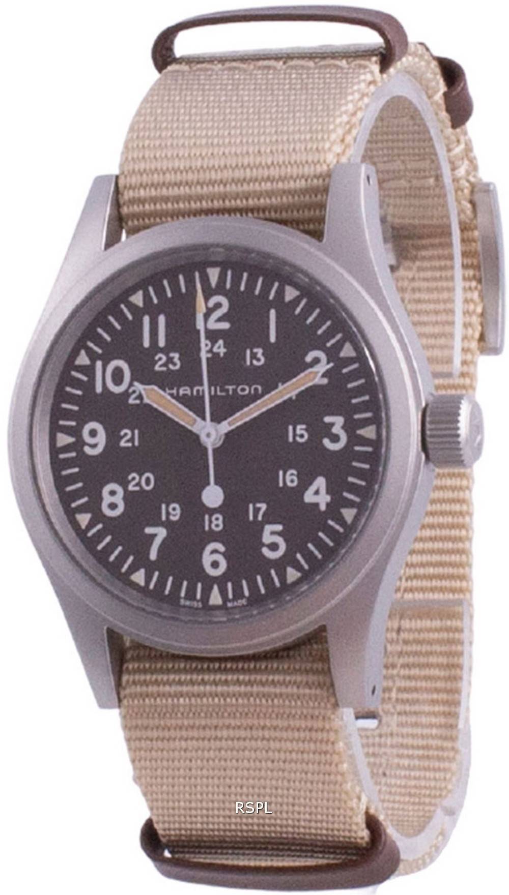Hamilton Khaki Field Brown Dial Mechanical H69439901 Mens Watch 1 Hamilton Khaki Field Brown Dial Mechanical H69439901 Mens Watch