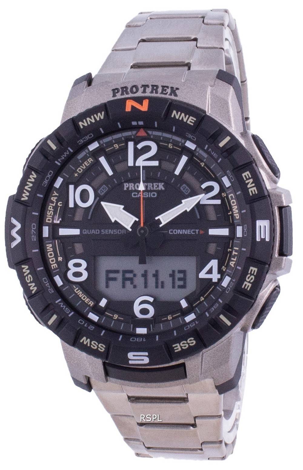 Casio Protrek Mobile Link Quartz PRT-B50T-7 PRTB50T-7 100M Mens Watch