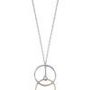 Morellato Cerchi Stainless Steel PVD Rose Gold Tone SAKM12 Womens Necklace