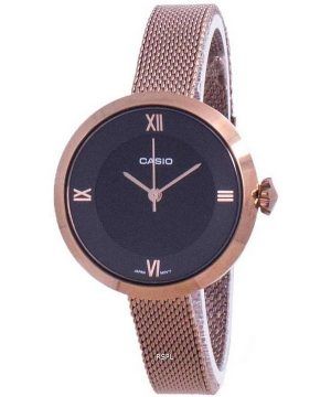 Casio Analog Black Dial LTP-E154MR-1A LTPE154MR-1A Womens Watch