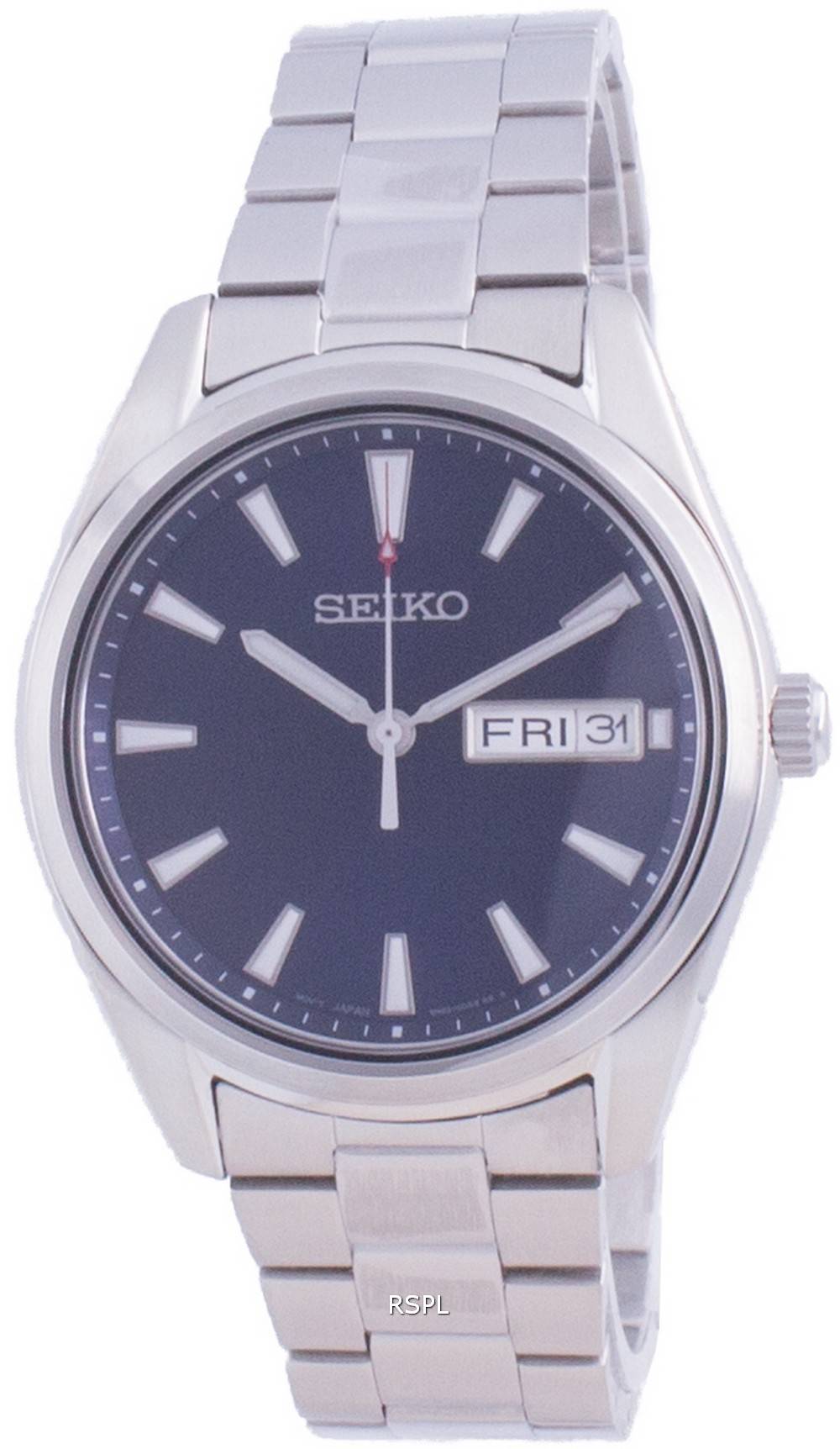 Seiko Classic Blue Dial Quartz SUR341 SUR341P1 SUR341P 100M Mens