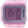 Diesel Chopped Millennial Pink Transparent Quartz DZ1920 Unisex Watch