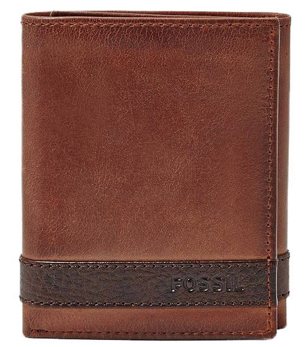 Fossil Quinn Trifold Brown ML3645200 Mens Wallet 1 Fossil Quinn Trifold Brown ML3645200 Mens Wallet