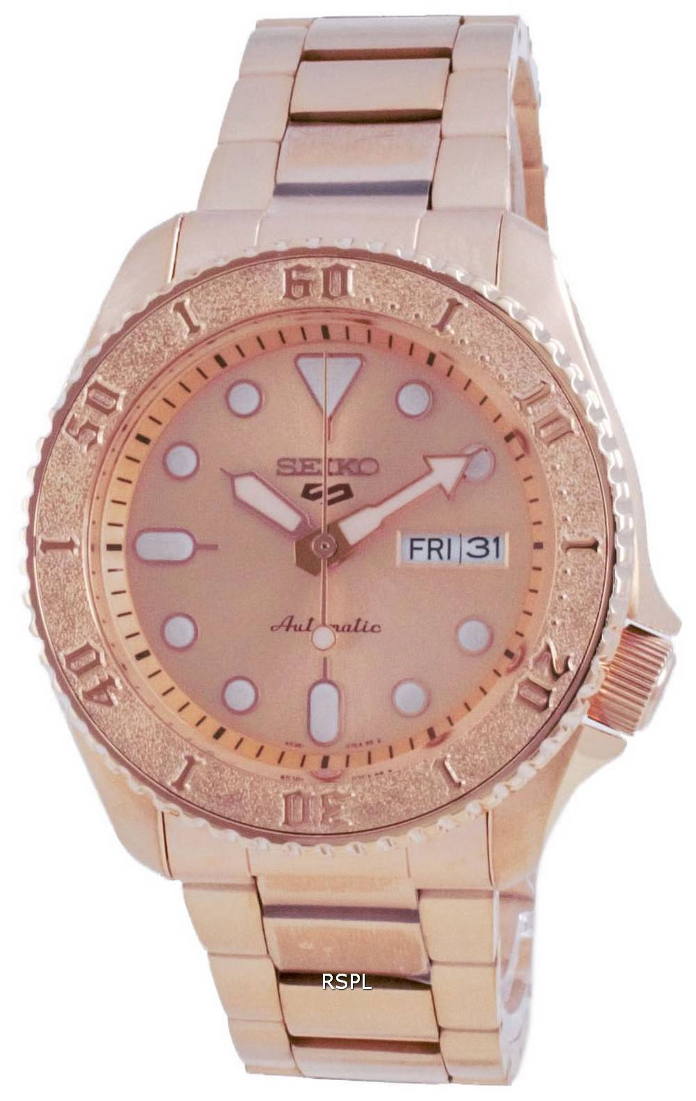 Seiko rose gold watch 2025