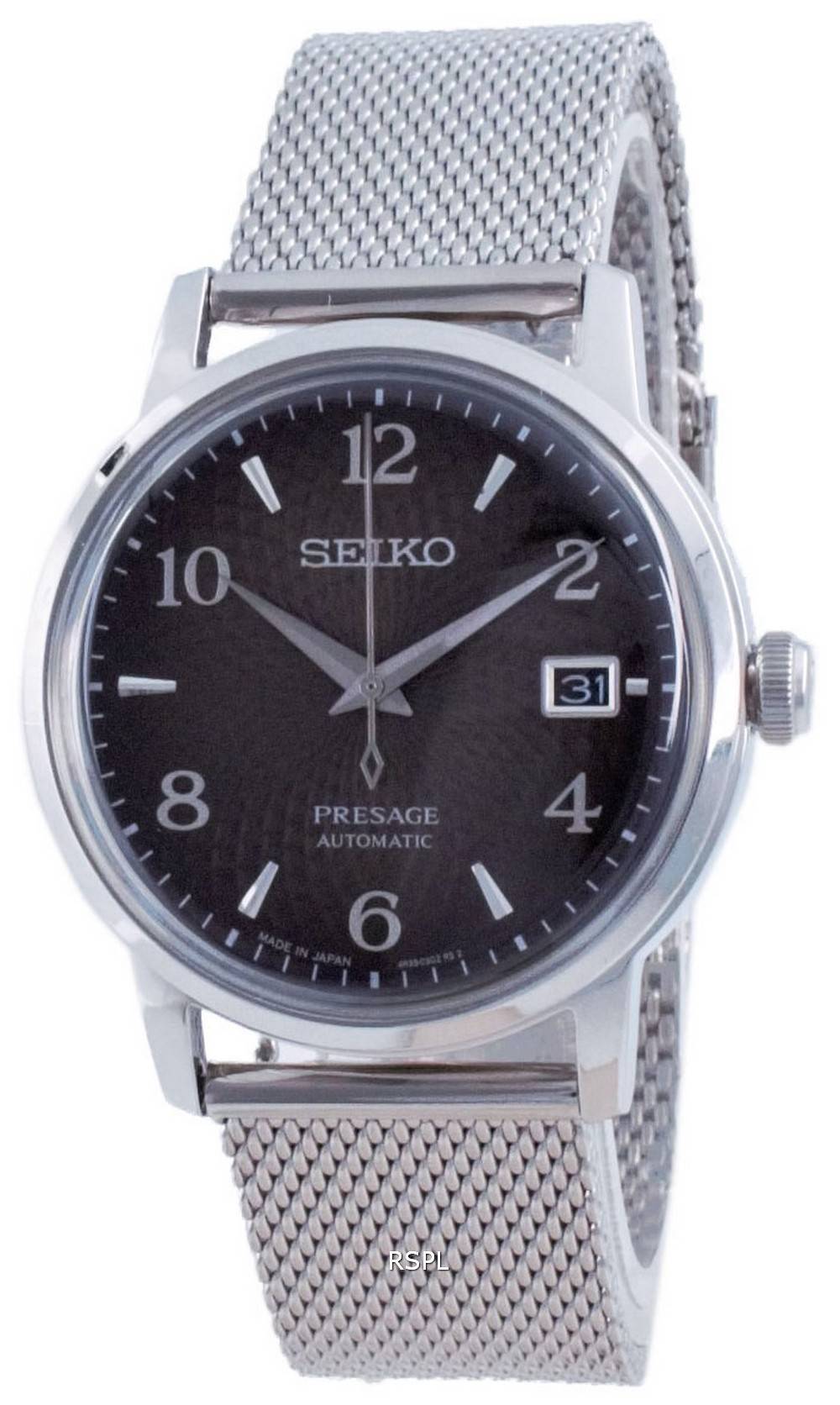 Seiko Presage Cocktail Time Black Russian Automatic SRPF39 SRPF39J1 SRPF39J Mens Watch