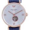 Emporio Armani Gianni T-BAR Open Heart Silver Dial Automatic AR60020 Women's Watch
