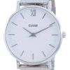 Cluse Minuit 3-Link White Dial Stainless Steel Quartz CW0101203026 Womens Watch