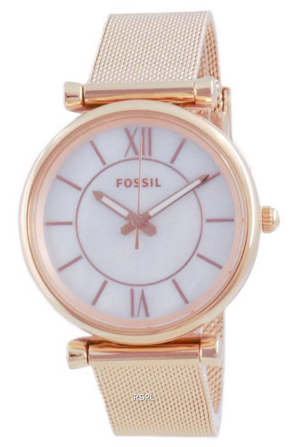 Fossil Carlie Rose Gold Tone Quartz ES5058SET Women's Watch 1 Fossil Carlie Rose Gold Tone Quartz ES5058SET Women's Watch
