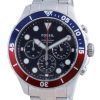 Fossil FB-03 Chronograph Black Dial Stainless Steel Quartz FS5767 100M Mens Watch