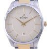 Westar Champagne Dial Two Tone Stainless Steel Quartz 50213 CBN 102 Men's Watch