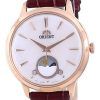 Orient Sun & Moon Leather Quartz RA-KB0002A10B Women's Watch